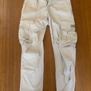 YoungLA Cargo Pants off white